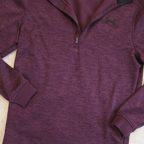 Under Armour Mens Plumb Quarter-Zip Top - Picture 3 of 3